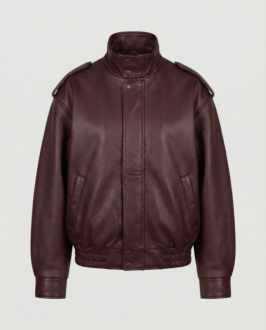 Asymmetrische Damen Lederjacke