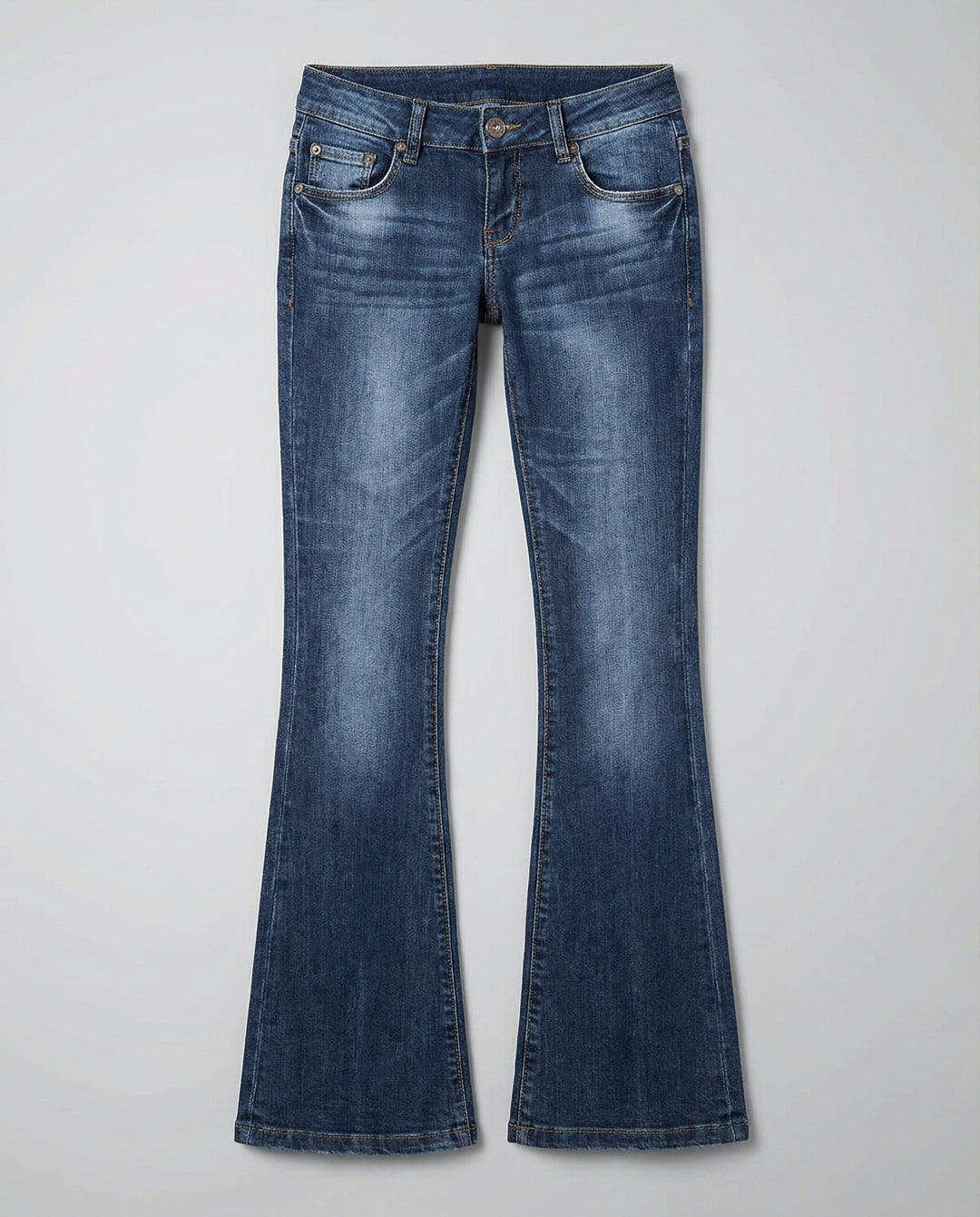 Lässige Flared Damen Jeans