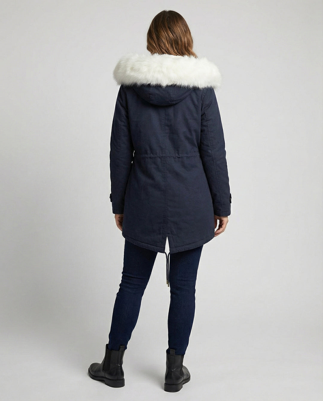 Warme Damen Winterjacke Mittellang