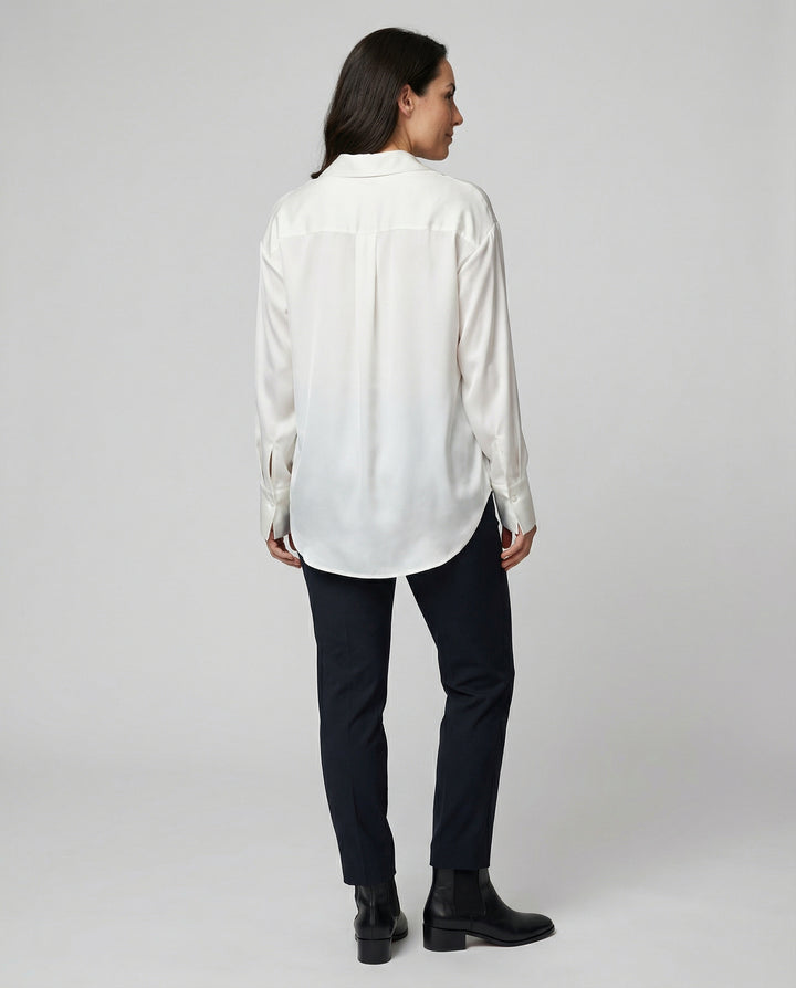 Luxuriöse Elegante Seidenbluse Damen
