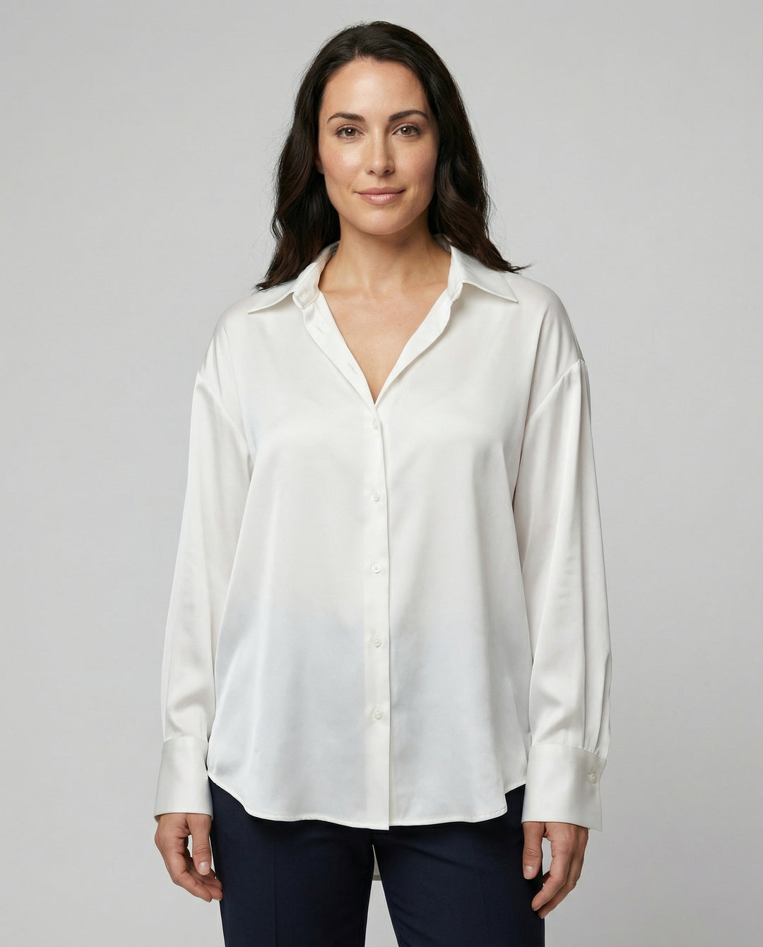 Luxuriöse Elegante Seidenbluse Damen