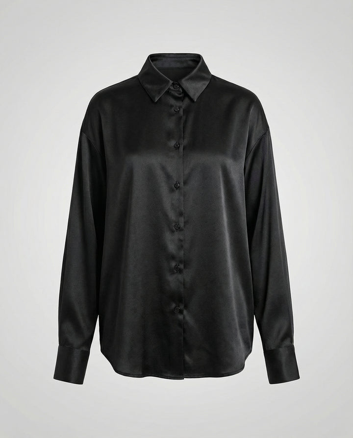 Luxuriöse Elegante Seidenbluse Damen
