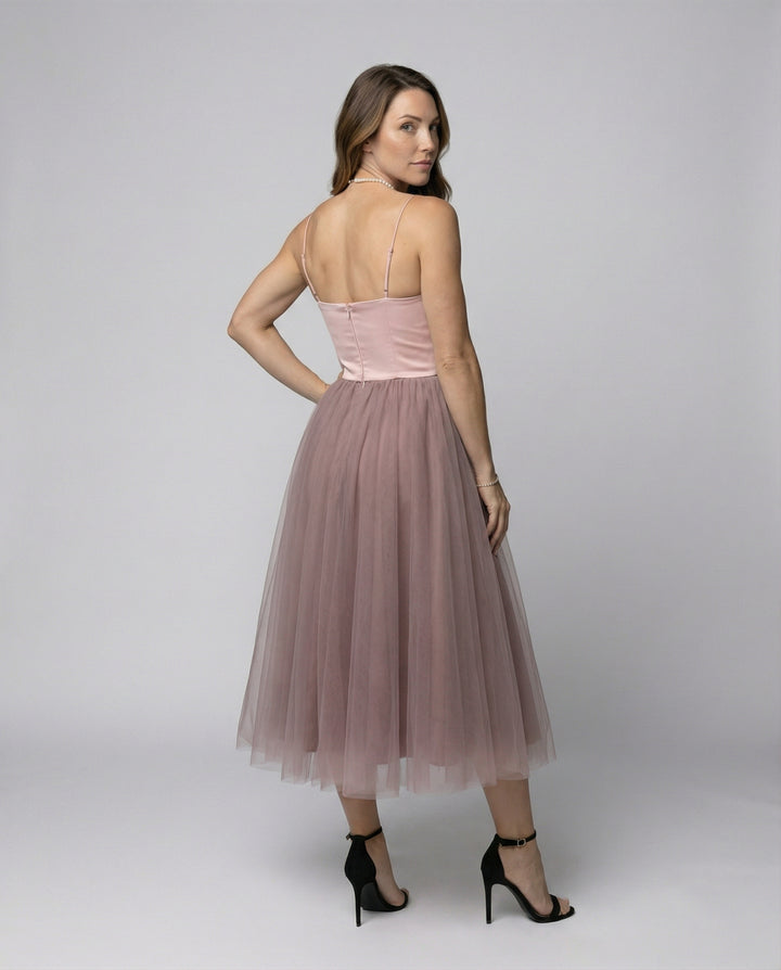 Tüll Korsett Abendkleid Damen