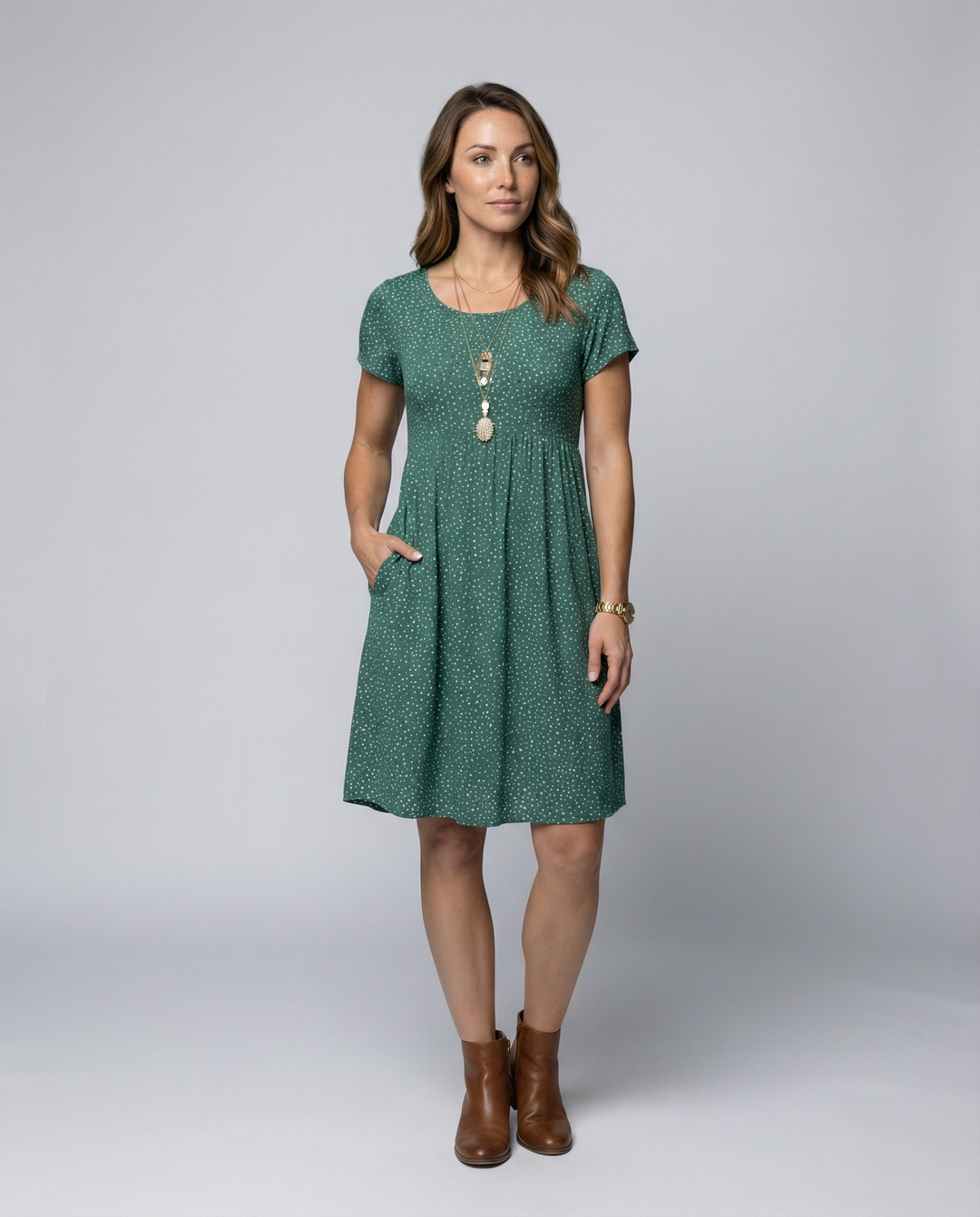 Sommerliches Damen Blumen Kleid