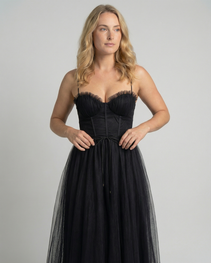 Elegantes Festkleid Damen Glamour
