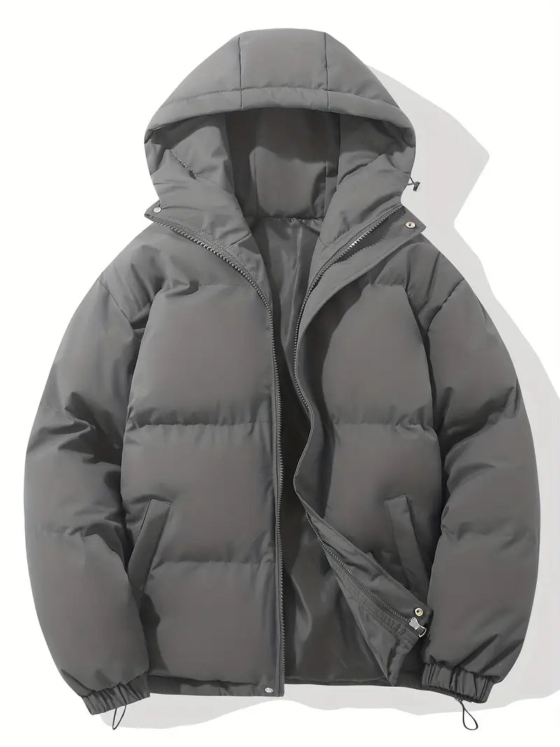 Warme Gepolsterte Jacke Kapuze Damen