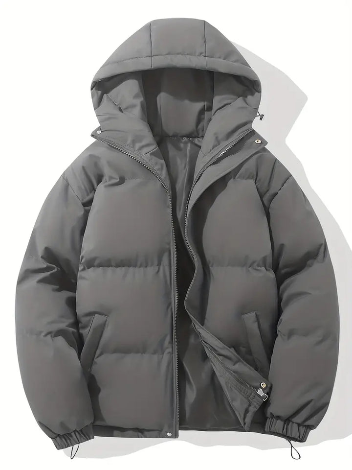 Warme Gepolsterte Jacke Kapuze Damen