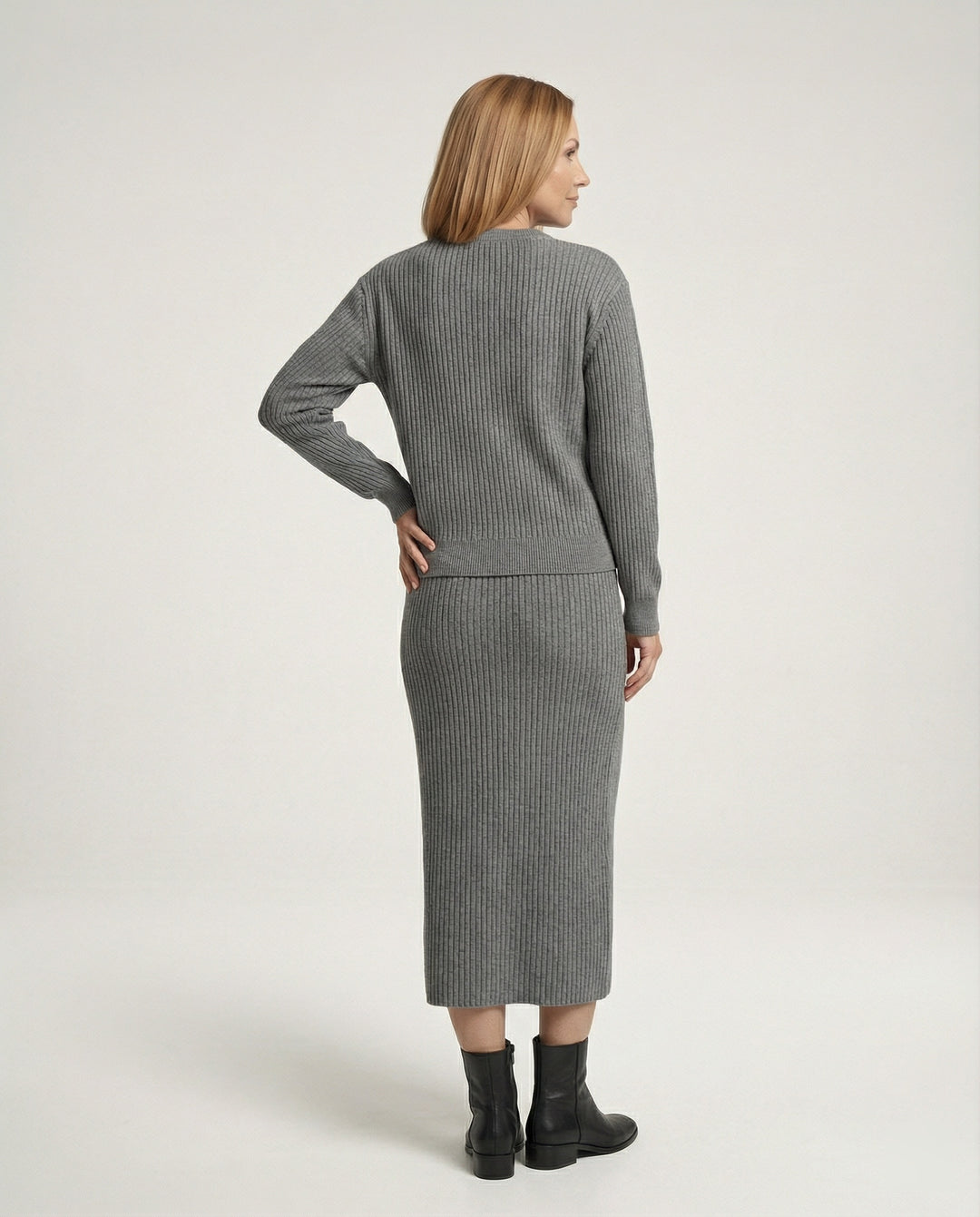 Elegantes Strickset Pullover Rock