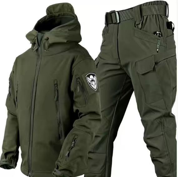 Warm Allwetter Thermo Set Winterbekleidung Herren