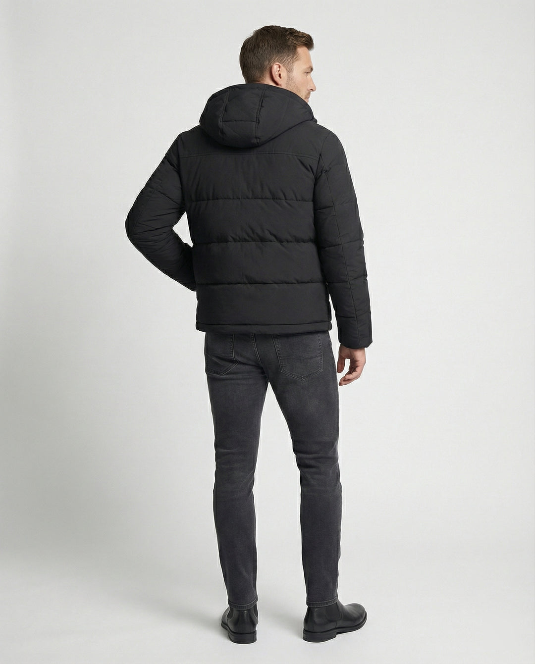 Herren Pufferjacke Winter Warm