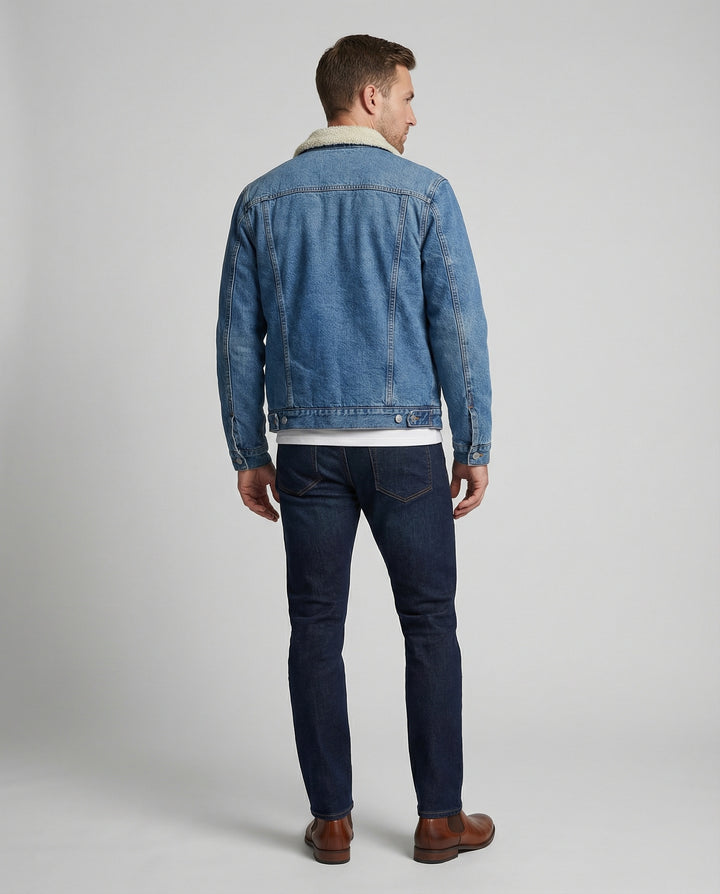 Warme Denimjacke Winter