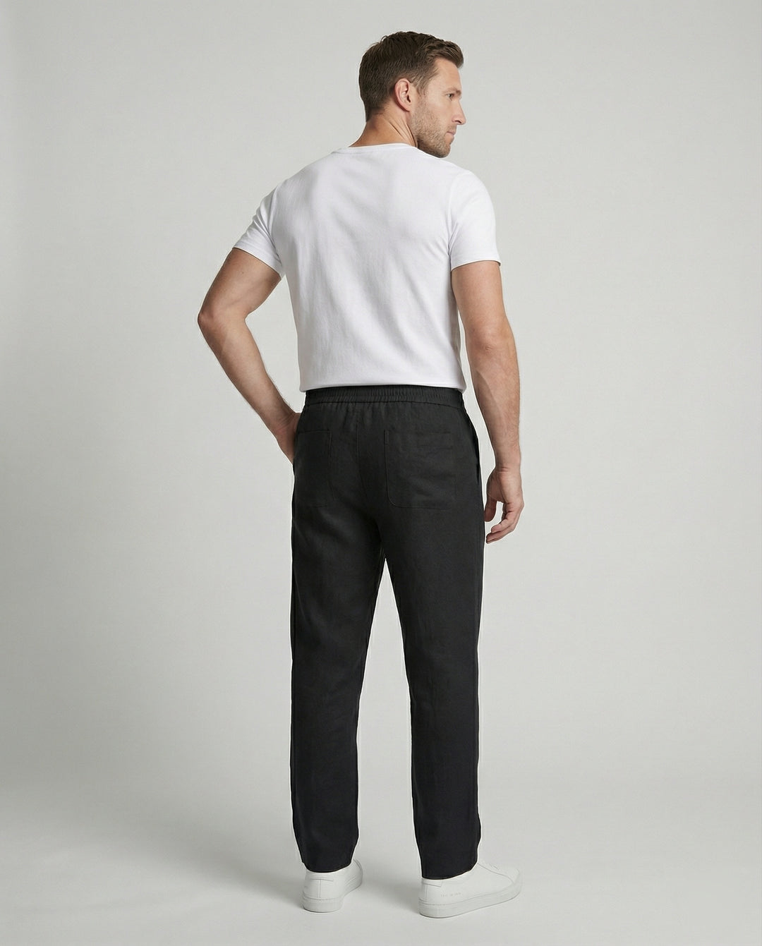 Leichte Atmungsaktive Leinenhose Herren