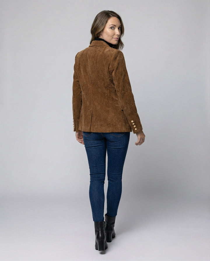 Cord Blazer Damen Elegant