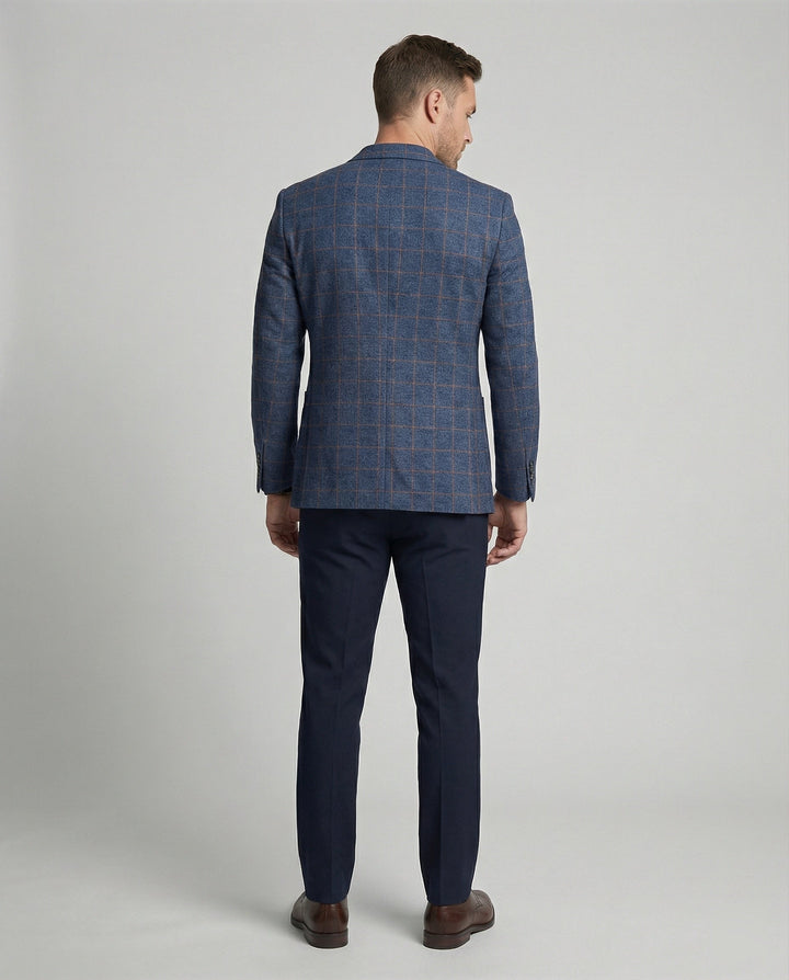 Herren Karosakko Slim Fit Business