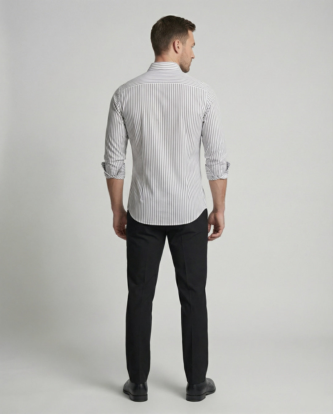 Herren Hemd gestreift slim fit