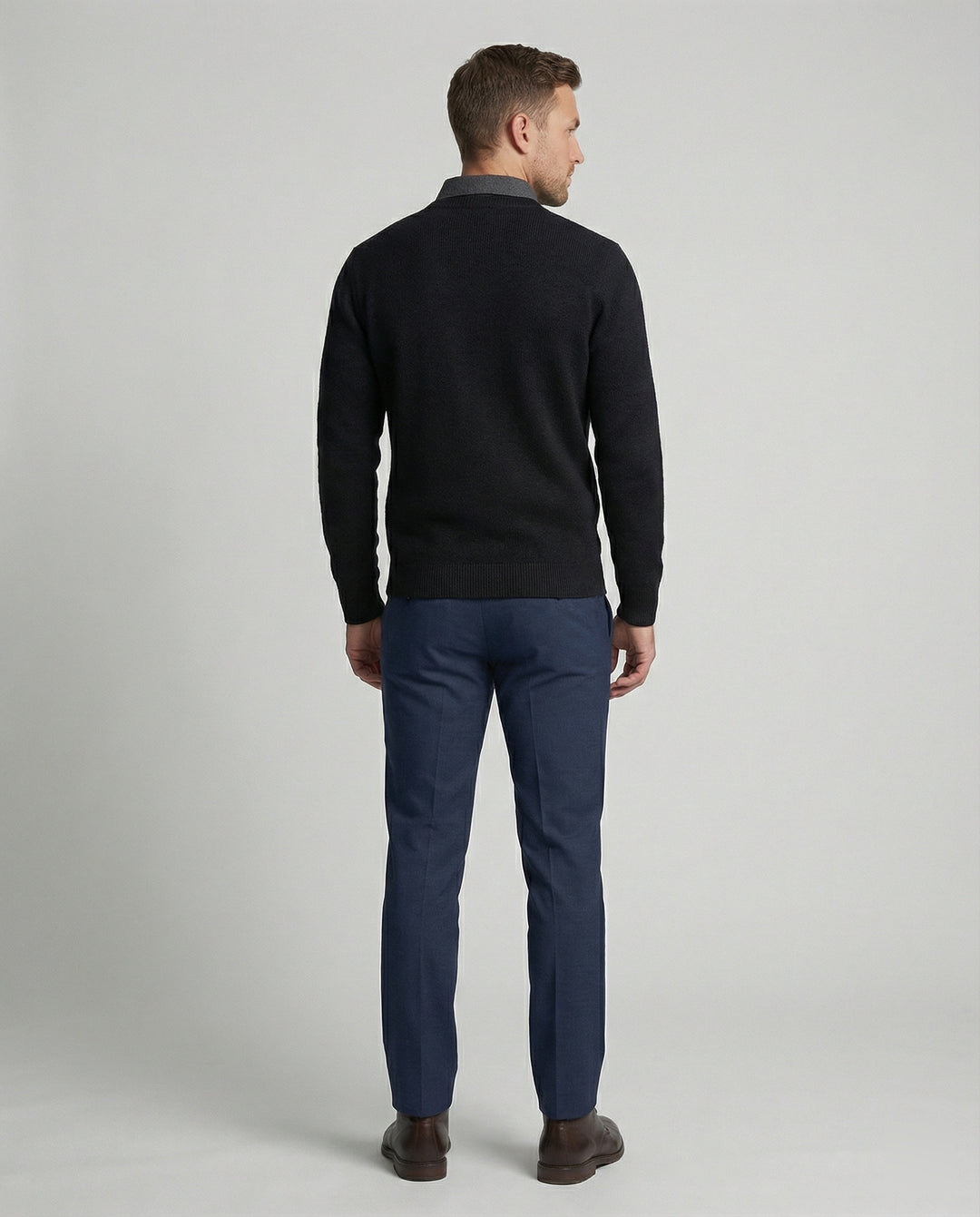 Eleganter Feinstrickpullover Herren