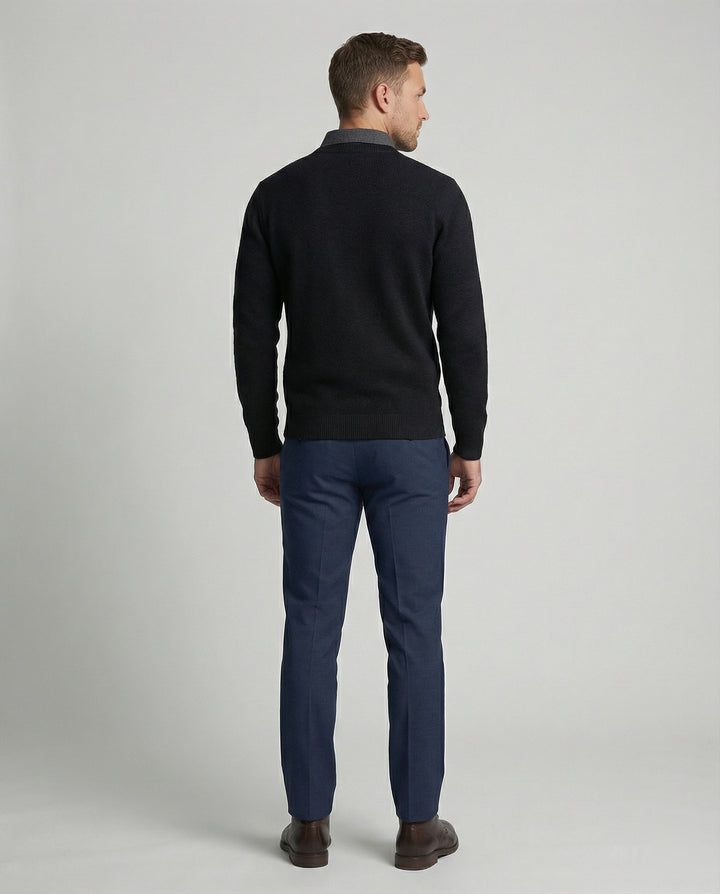 Eleganter Feinstrickpullover Herren