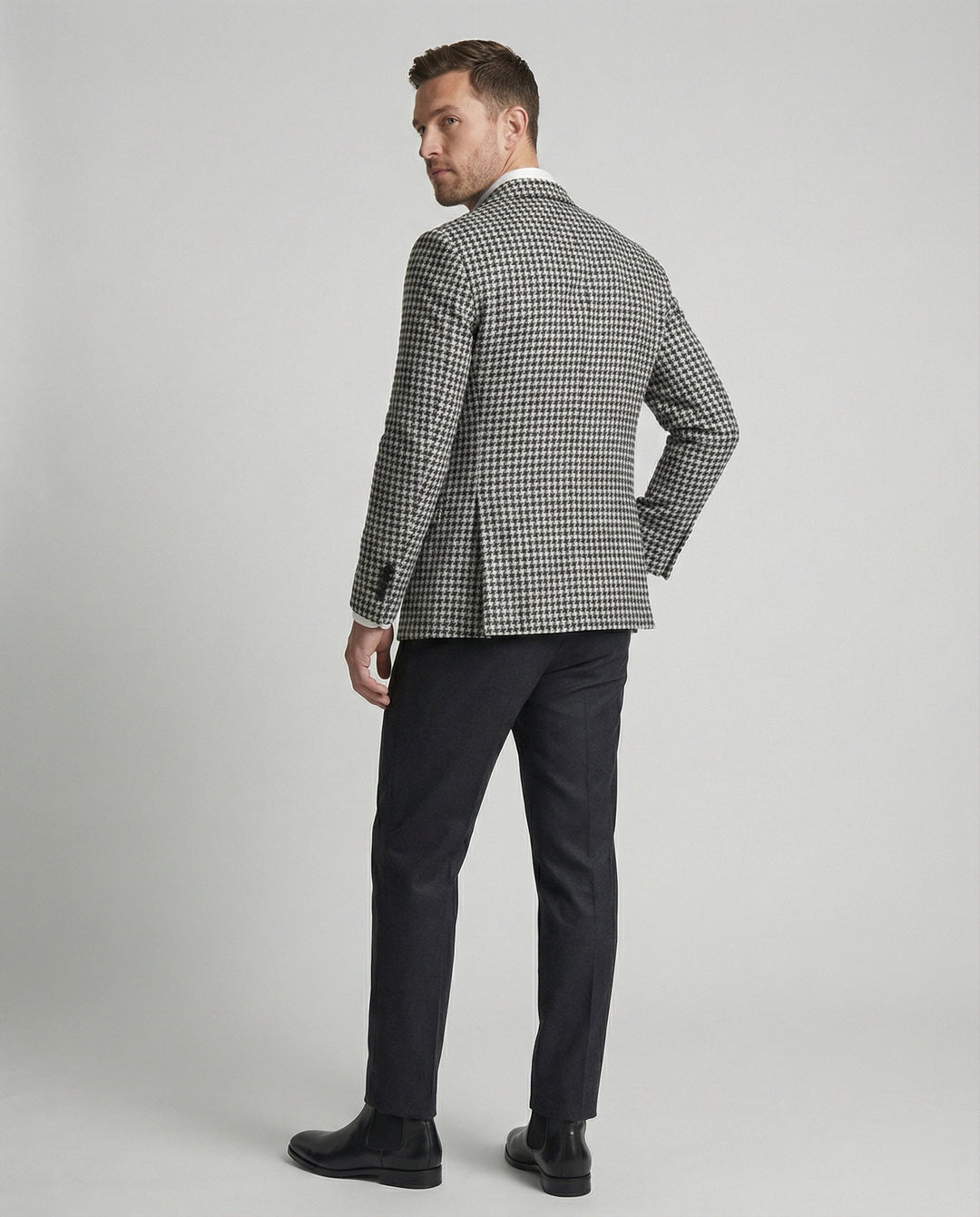 Herren Karoblazer mit modernem Schnitt – eleganter Herren Blazer