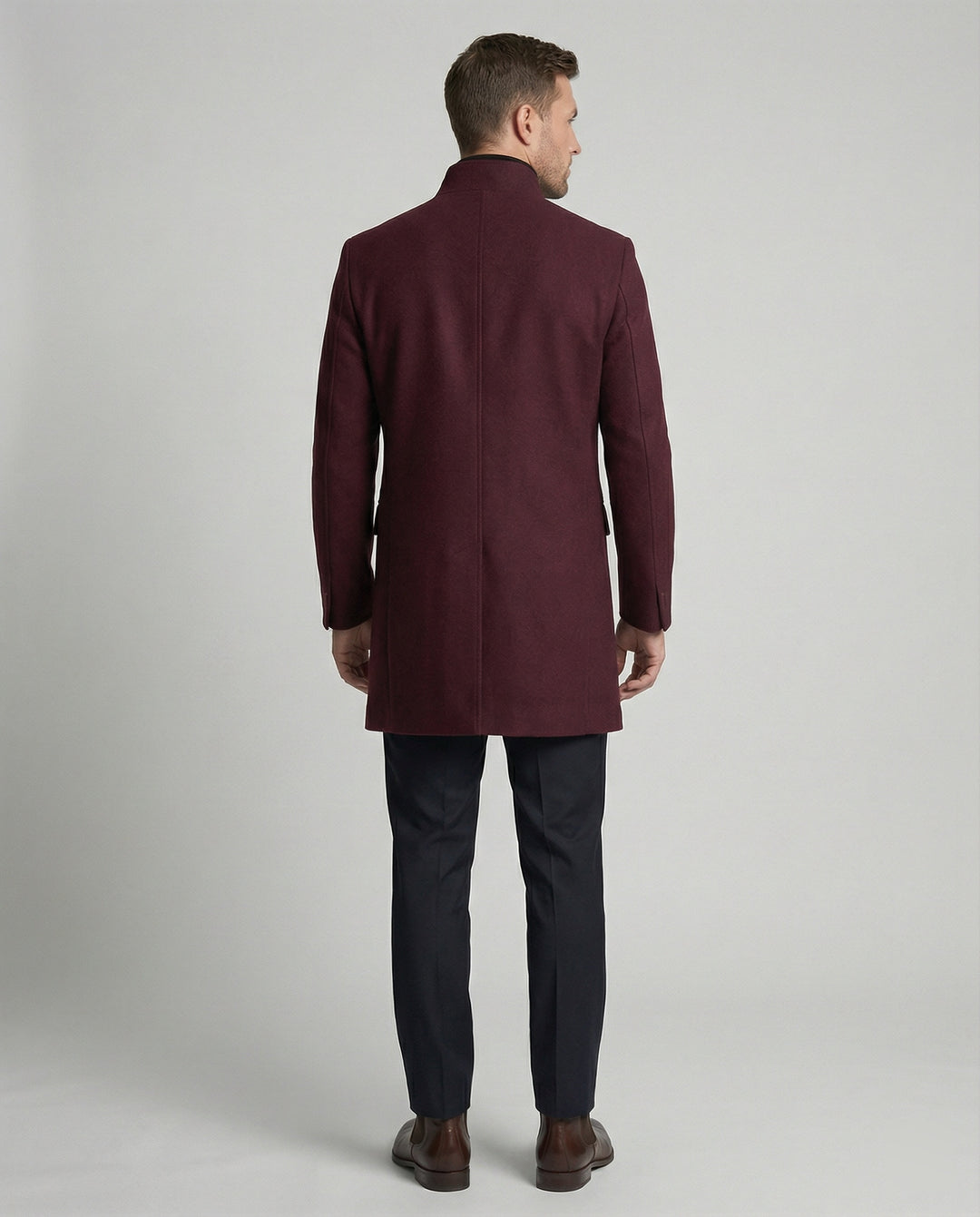 Eleganter Herrenmantel Warm