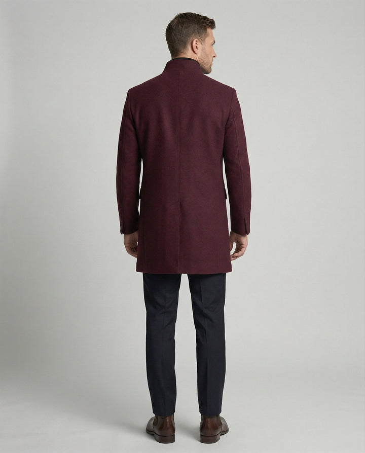 Eleganter Herrenmantel Warm