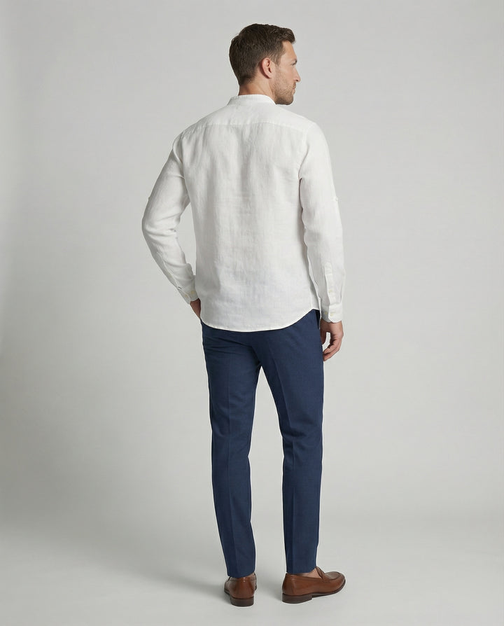 Elegantes Herren Leinenhemd