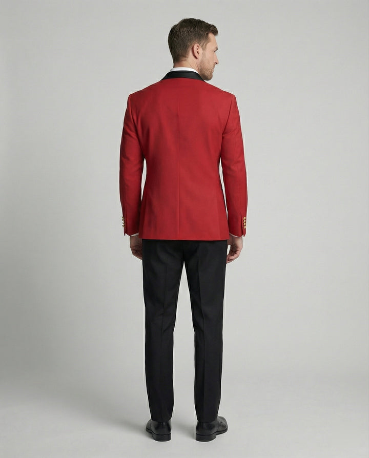 Herren Doppelreiher Blazer – eleganter Blazer für Herren mit goldenen Knöpfen