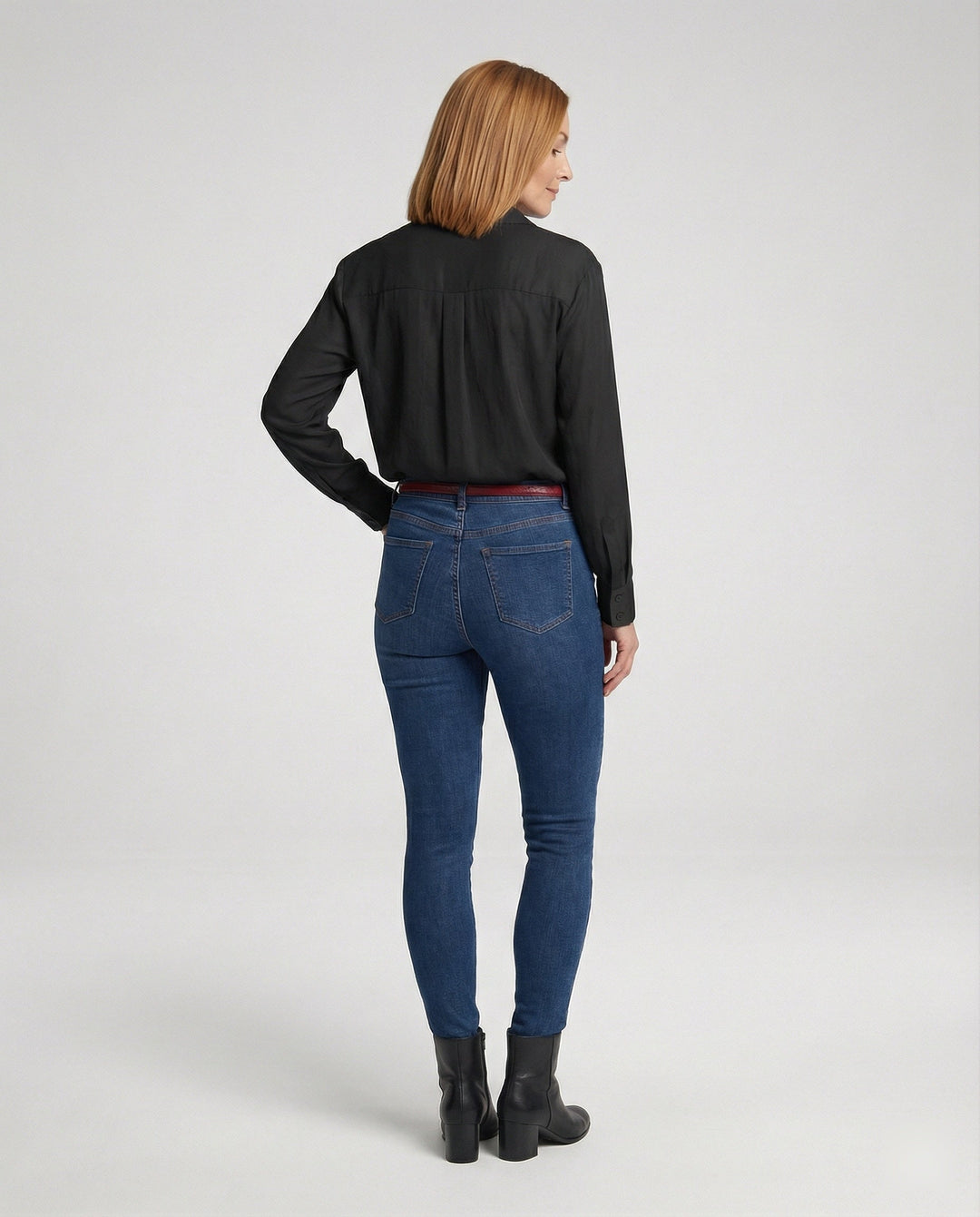 Damen Bluse mit Spitzenakzenten