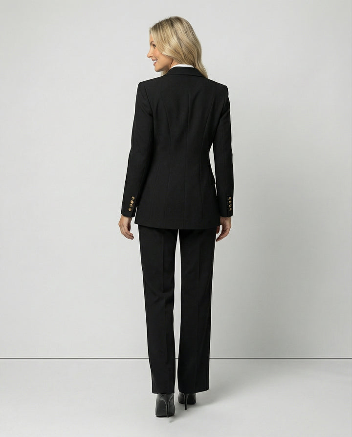 Damen Tailliertes Sakko in Wollstruktur mit Eleganter Passform | ChicundStil