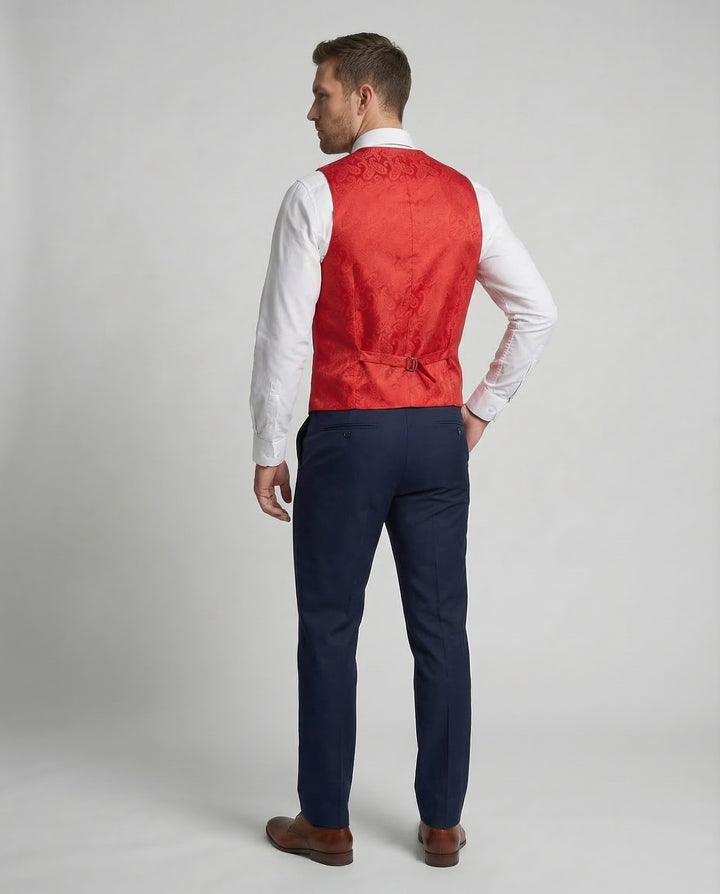 Elegante Paisley Anzugweste Herren
