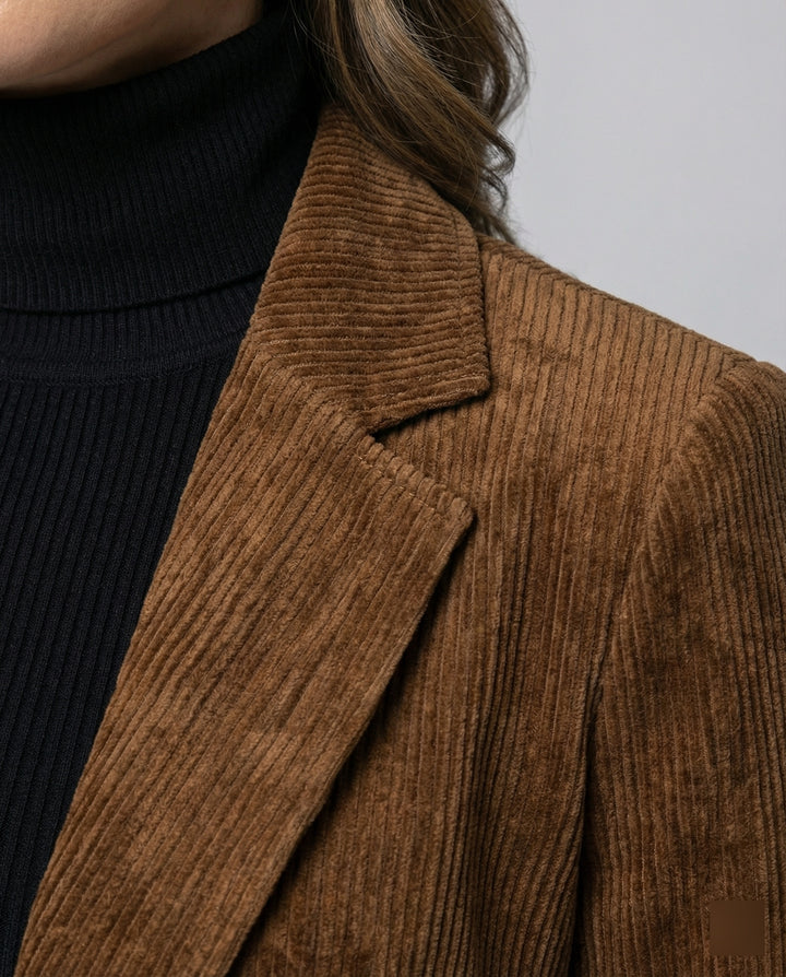 Cord Blazer Damen Elegant