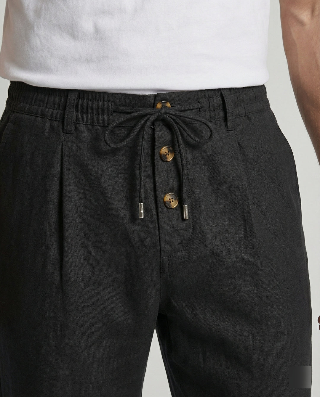 Leichte Atmungsaktive Leinenhose Herren