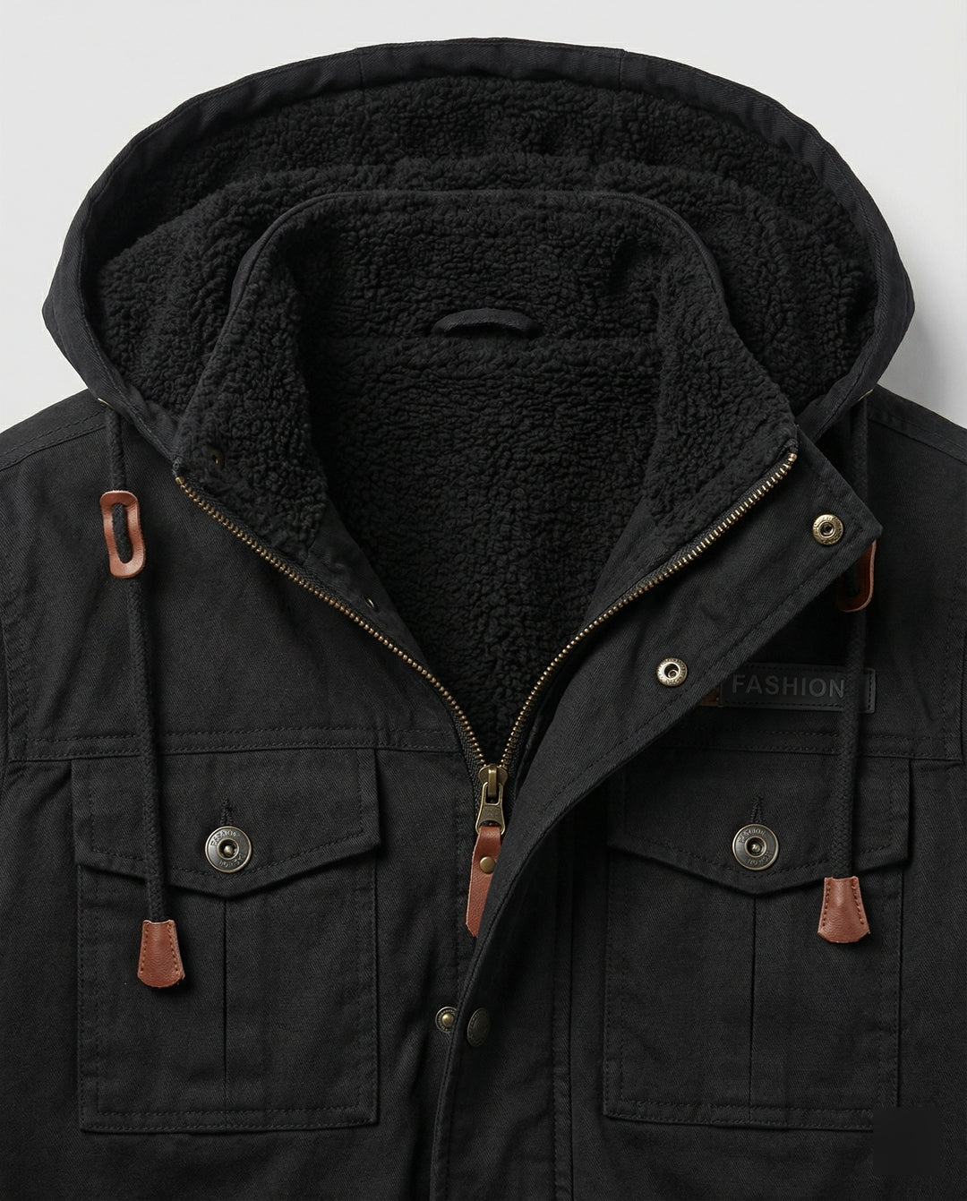 Warme Gefütterte Winterjacke