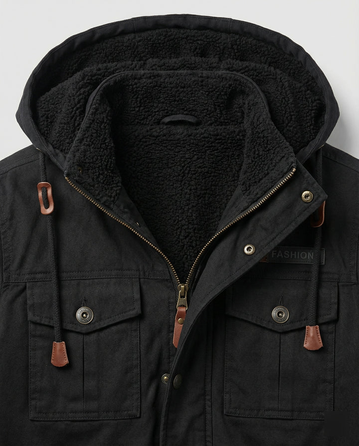 Warme Gefütterte Winterjacke