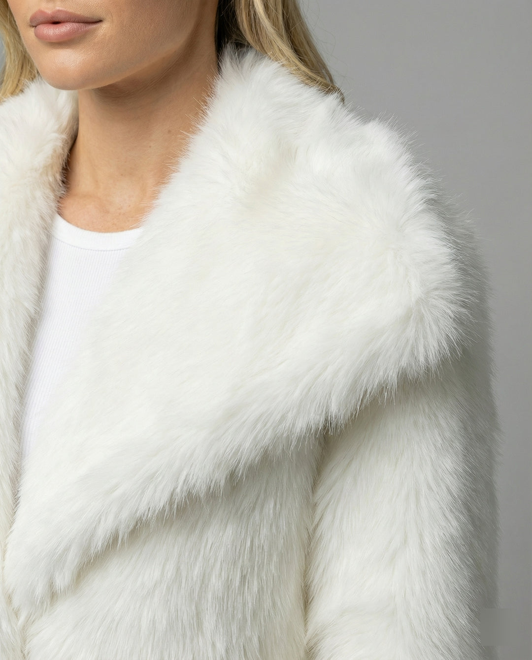 Luxuriöse Weiche Pelzjacke Damen