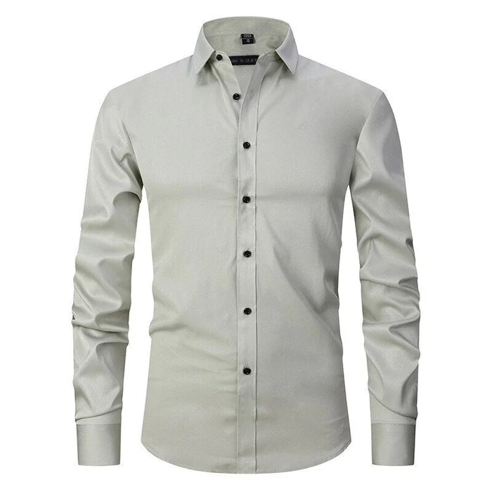 Bügelfreies Stretch Hemd Herren Slim Fit