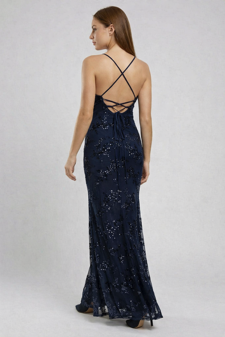 Glitzer Elegantes Galakleid Damen
