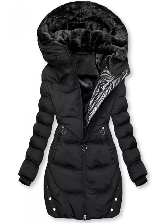 Warmer Wintersteppmantel Damen