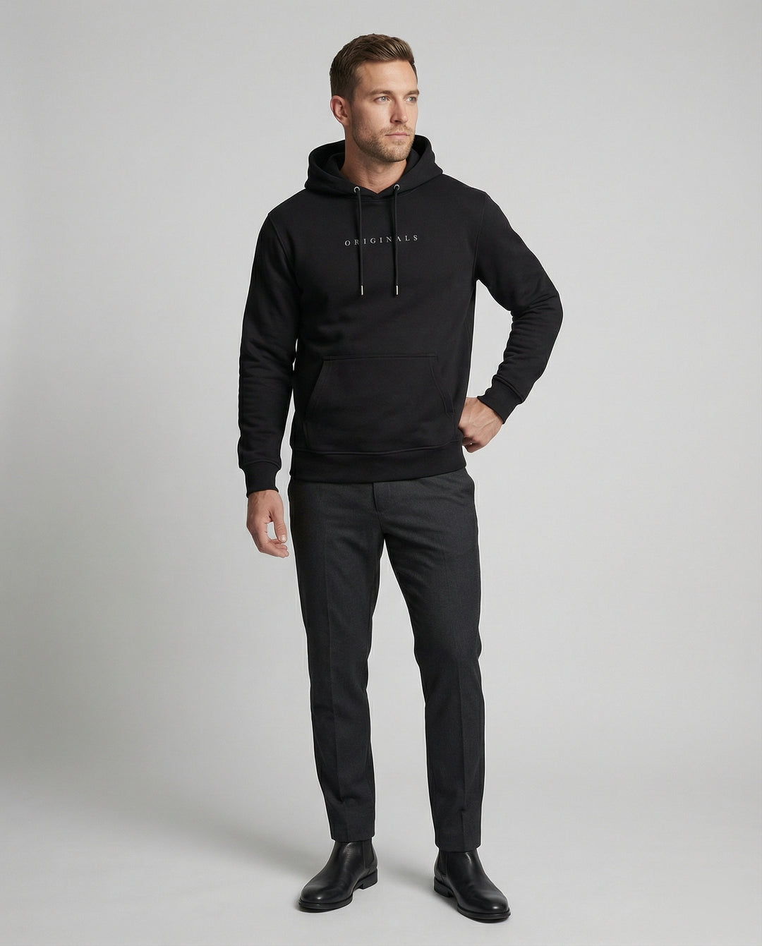 Streetwear Hoodie Herren Loose Fit