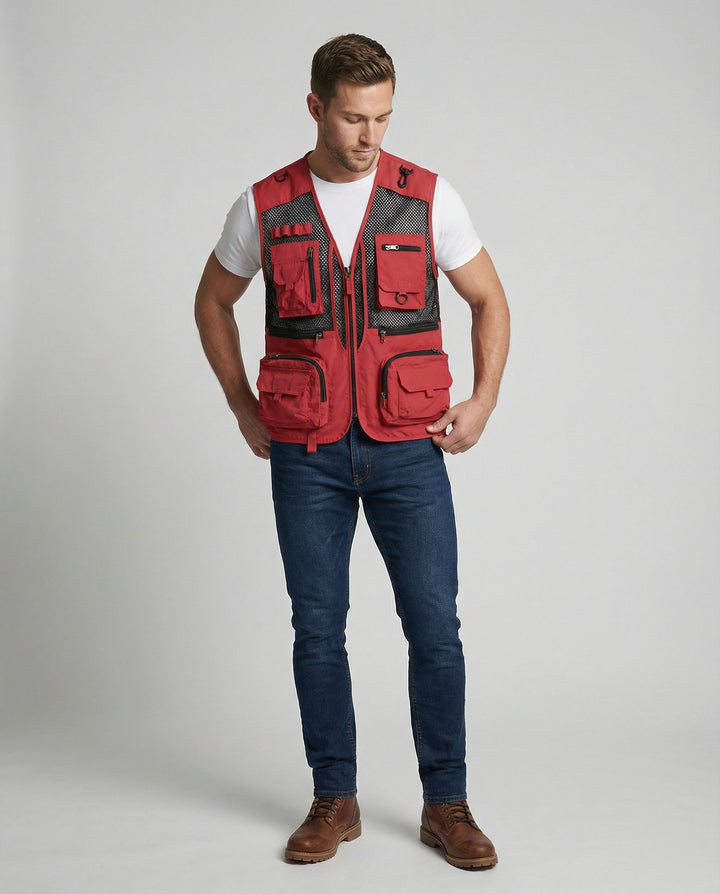 Leichte Multi Pocket Weste