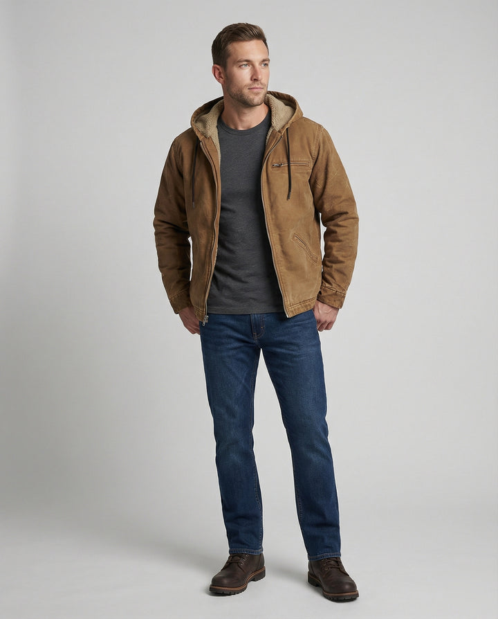 Robuste Warme Winterjacke Bomber