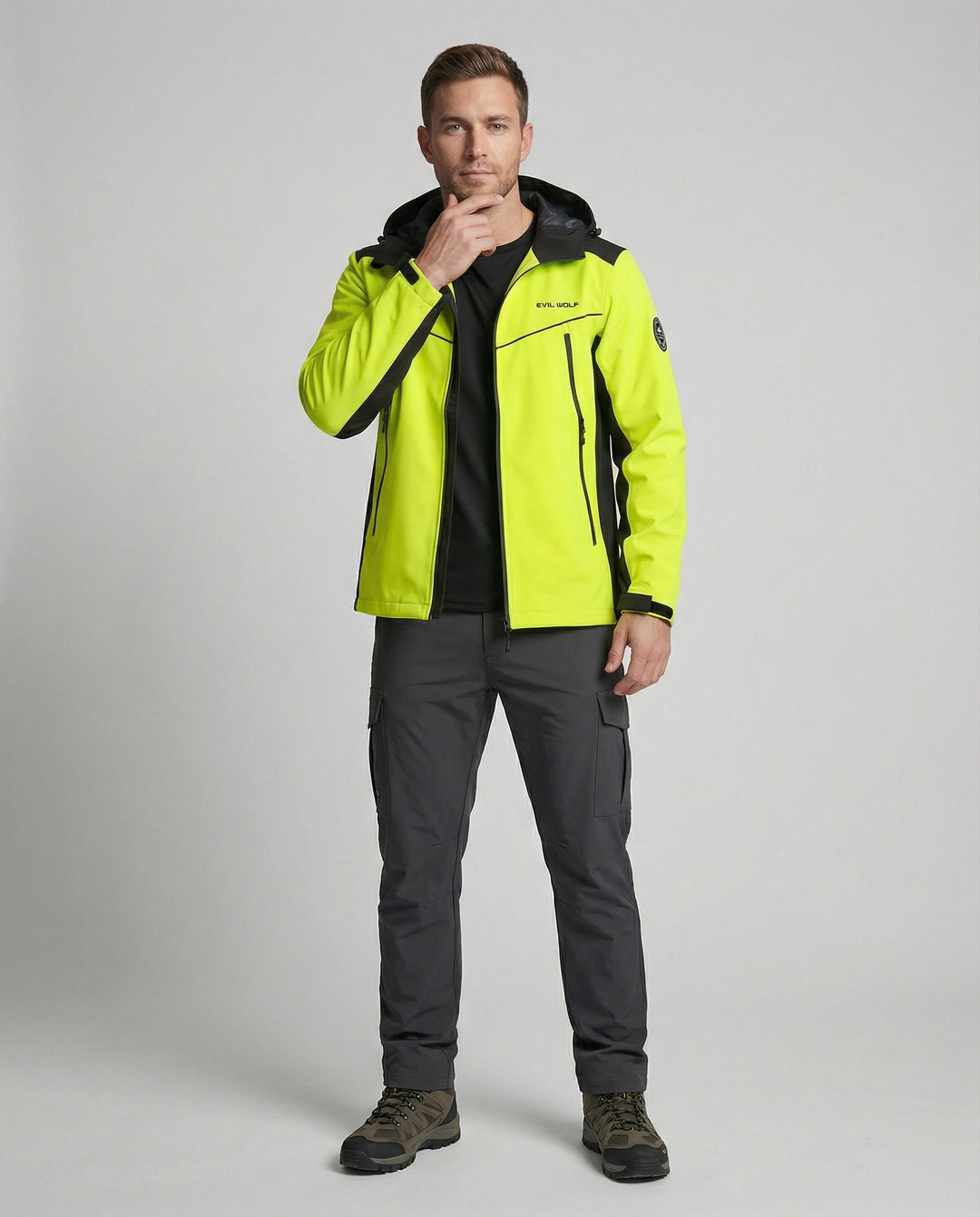 Reflektierende Wasserdichte Outdoorjacke
