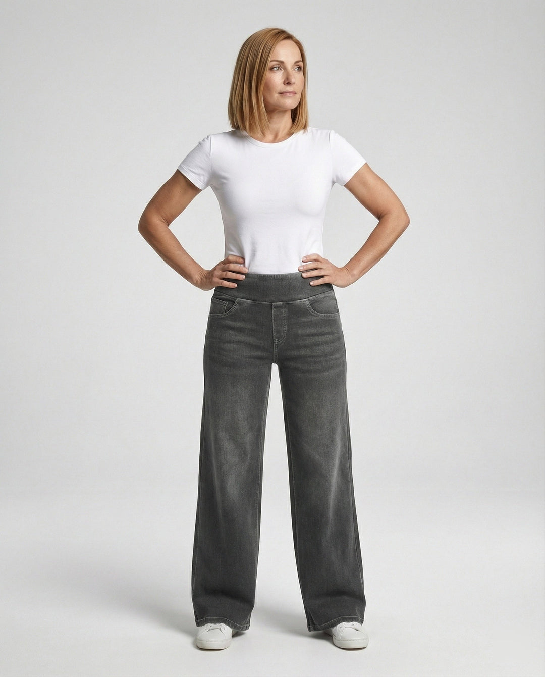 Damen Flared Jeans Damen High Waist