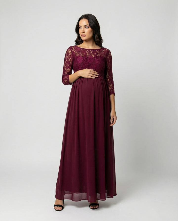 Elegantes Umstands Abendkleid