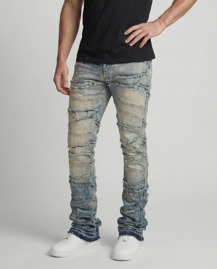 Herren Destroyed Jeans Slim Fit
