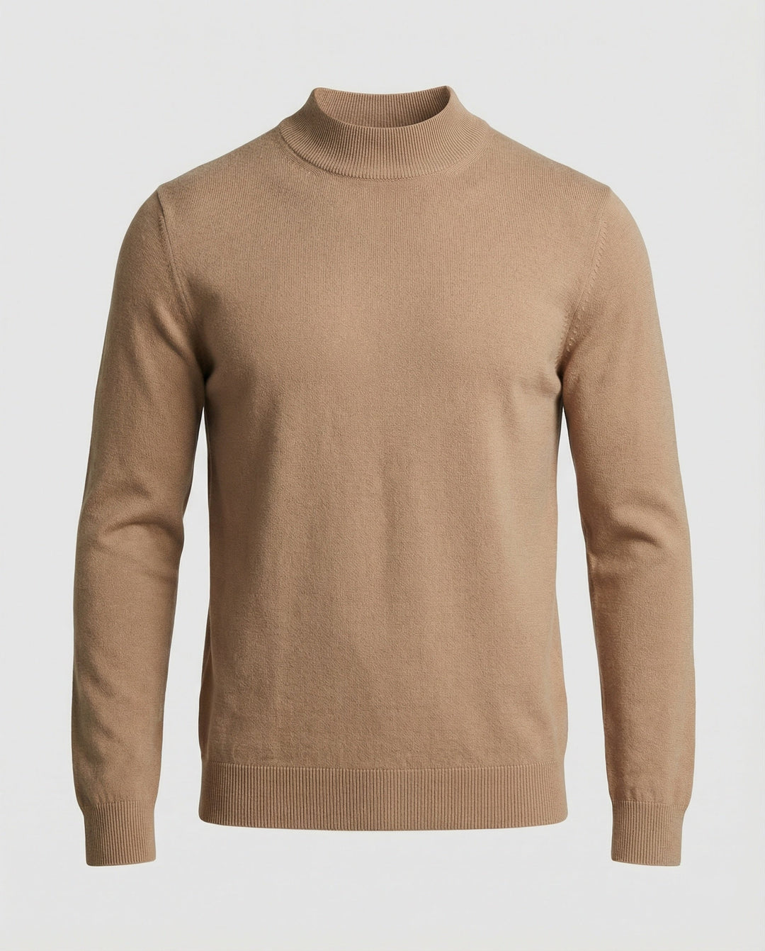Herren Strickpullover mit Stehkragen
