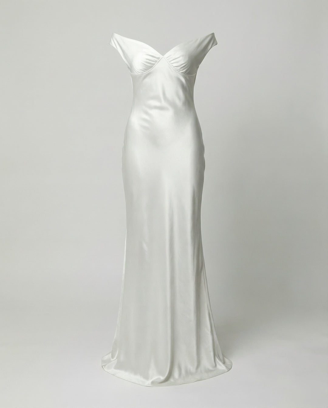 Elegantes Maxikleid Damen Satin