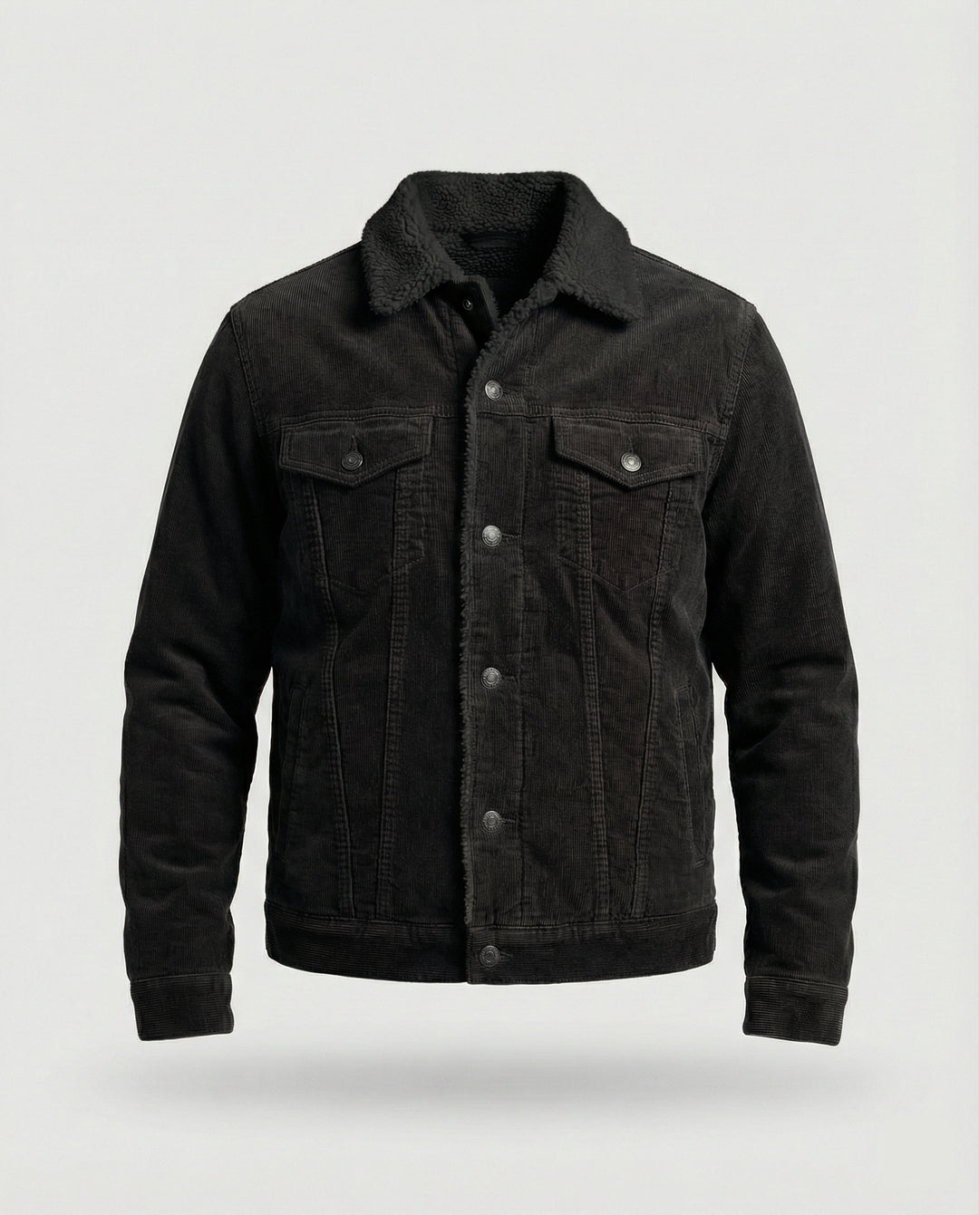 Elegante Cord Herrenjacke