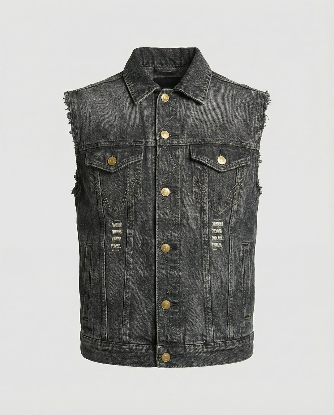 Stylische Herren Denim Weste