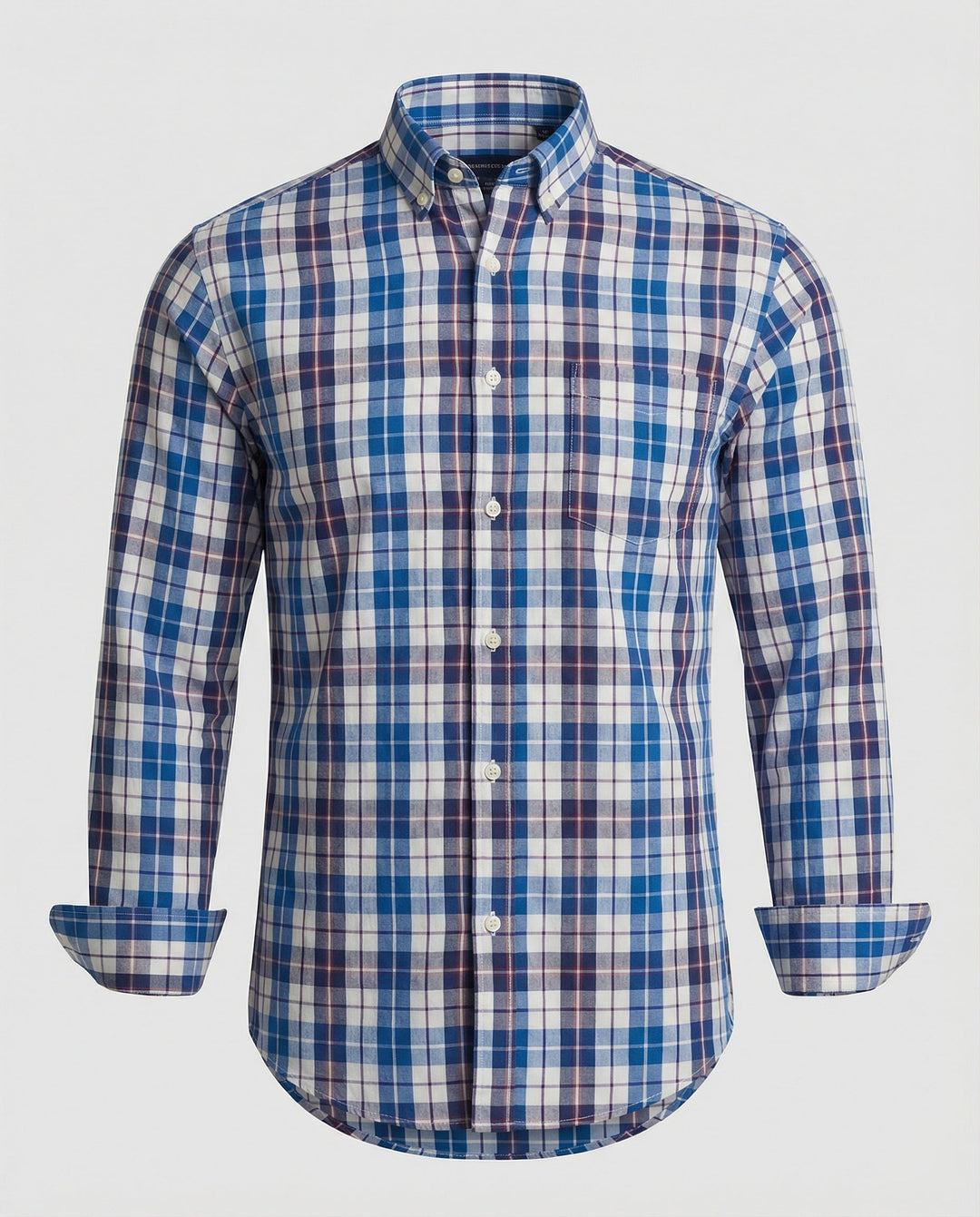 Herren Flanell Langarmhemd Kariert