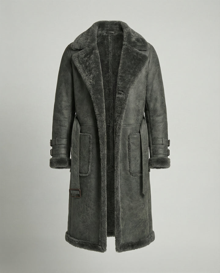 Langer Luxus Wintermantel